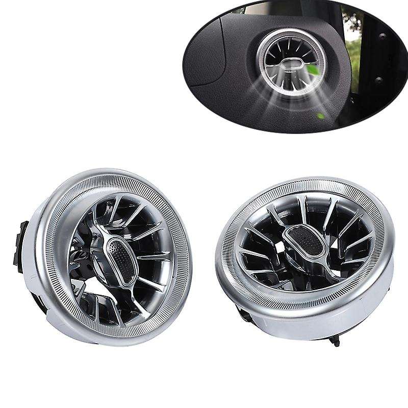 2Pcs Car Front Dashboard AC Condition Vent Outlet Trim for V Class Vito Viano W447 2015-2019