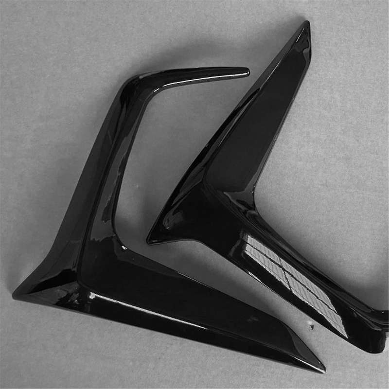 2PCS Car Front Fog Light Lamp Cover Splitter Trim Side Bumper Frame Air Intake Vent Lid for 2020-20
