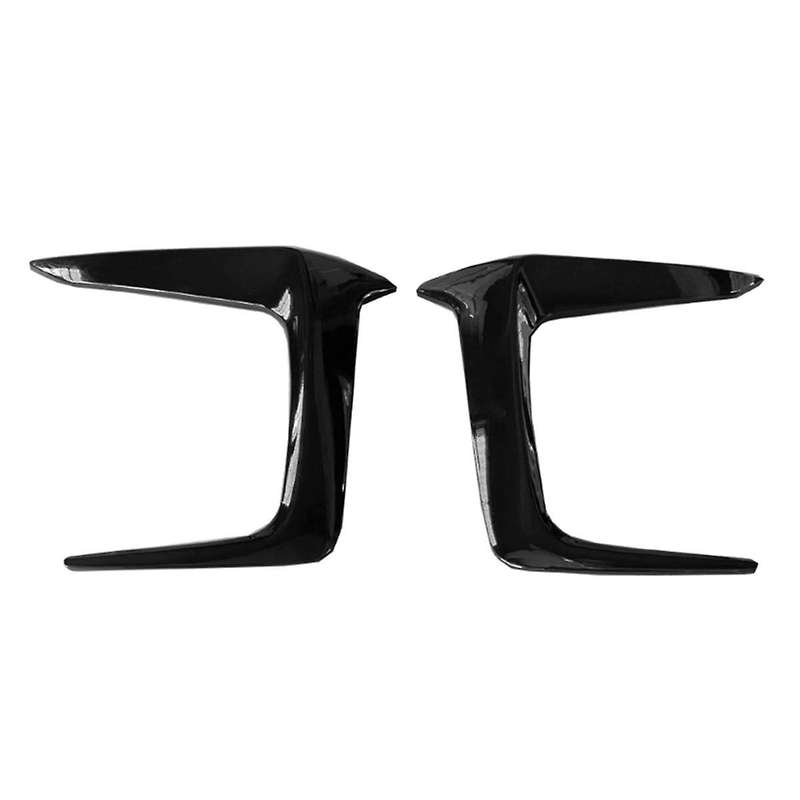 2PCS Car Front Fog Light Lamp Cover Splitter Trim Side Bumper Frame Air Intake Vent Lid for 2020-20