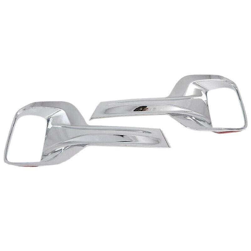 2Pcs Car Front Fog Lamp Cover Fog Lamp Decorative Frame Auto Accessories for Seltos KX3 2019 2020