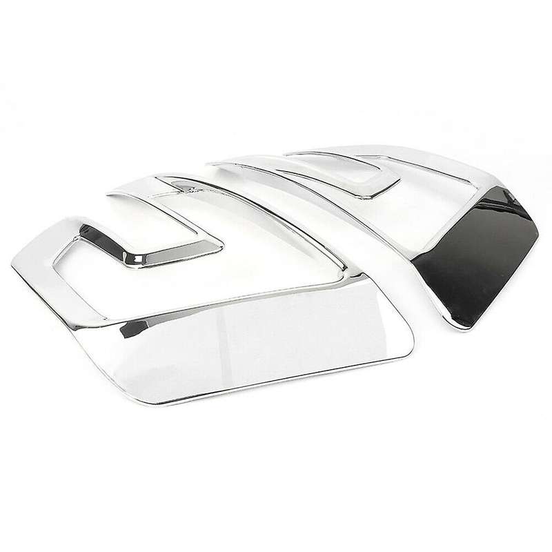 2Pcs Car Front Fog Lamp Decorative Frame Fog Lamp Decorative Cover for Explorer Sport 2016 2017