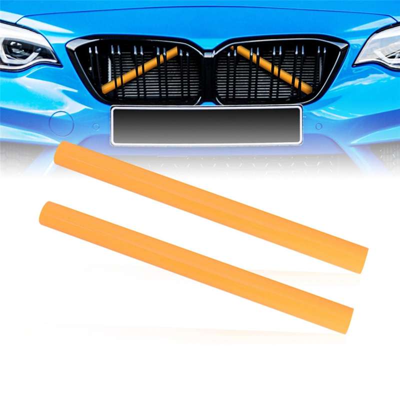 2Pcs Car Front Grille Insert Trim Strips Sport Style Grille Trim Strips Cover for F20 F30 F31 F32 F3