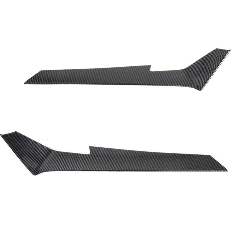 2Pcs Car Front Grill Grille Cover Decorative Trim Strips Mouldings Fit for Sienna 2019-2020