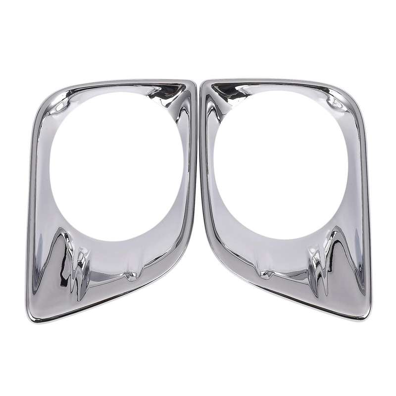 2Pcs Car Front Fog Lights Decoration Fog Lamp Frame Cover Trim for Prado J150 J 150 2010-2013