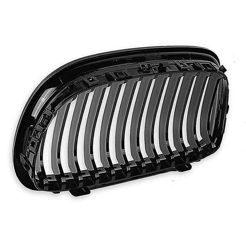 2Pcs Car Front Hood Kidney Grille Grill Mesh Bright Black Racing Grills for E90 E91 325I 328I 335I 2