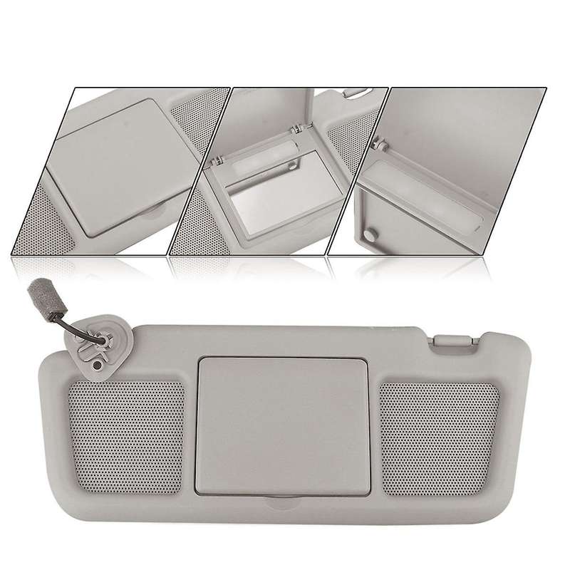 2PCS Car Front Left Sun Visor Panel with Makeup Mirror Replacement for RX-8 2004-2011 Interior Wind