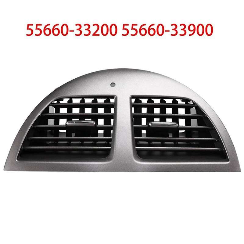 2pcs Car Front Middle Dashboard A/c Air Duct Outlet Vent Assembly for Es350 2007-2009 55660-33200 55