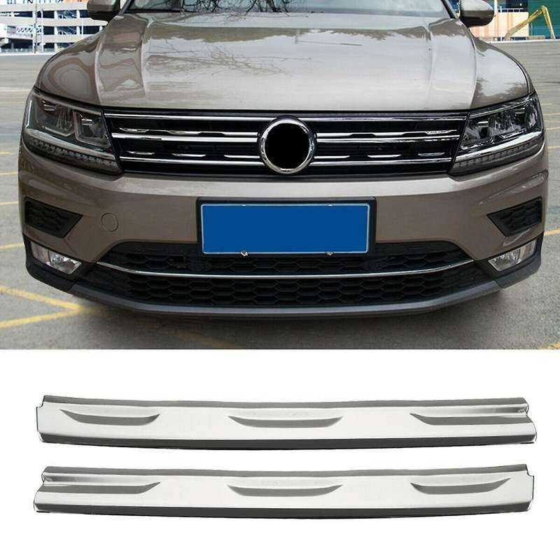 2PCS Car Front Mesh Grill Bumper Cover Mesh Grill Grille Cover Trim Molding Decorative Strip for Mk2