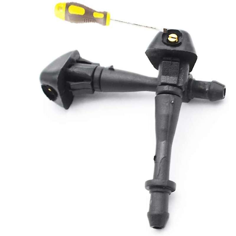 2PCS Car Front Windshield Washer Nozzle Sprayers for Hover H3 H5 2005-2015
