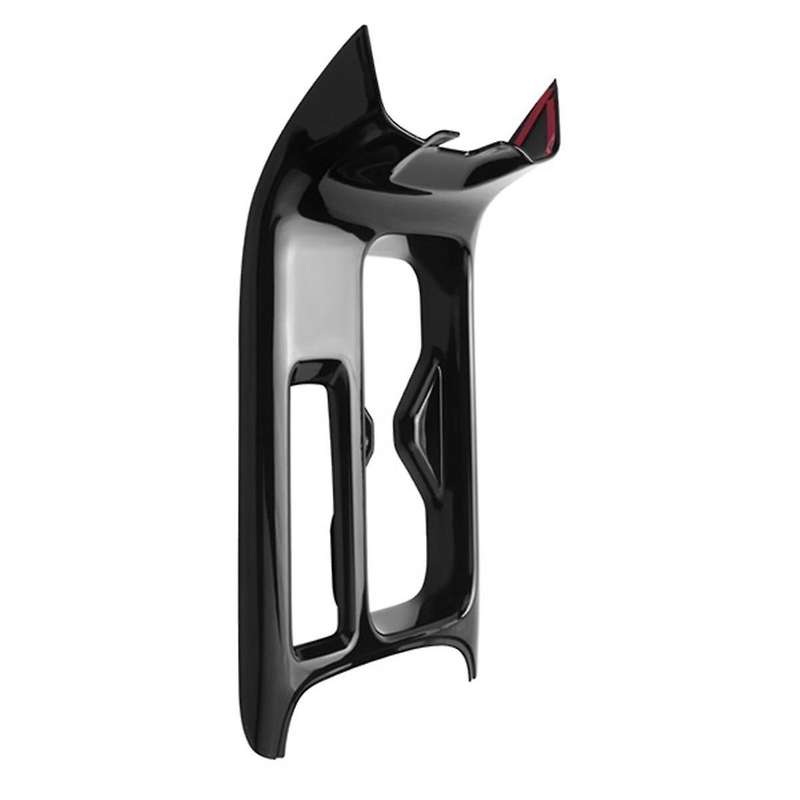 2pcs Car Gloss Black Center Console Water Cup Holder Decoration Cover Trim Stickers for -V Vezel 202