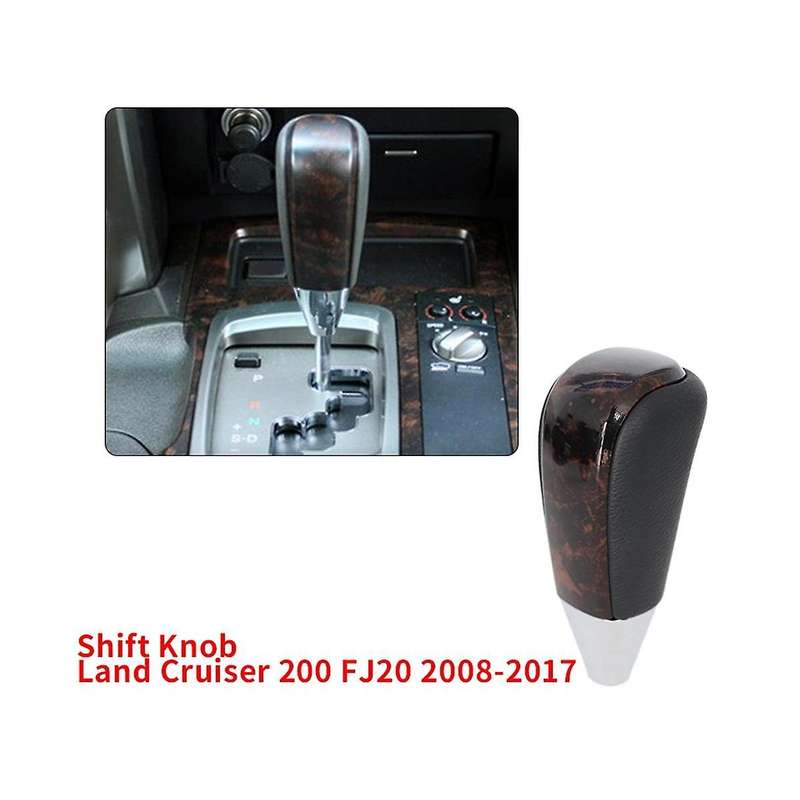 2pcs Car Gear Shift Knob for Land Cruiser 200 Fj20 2008-2017 Automatic Gear Knob
