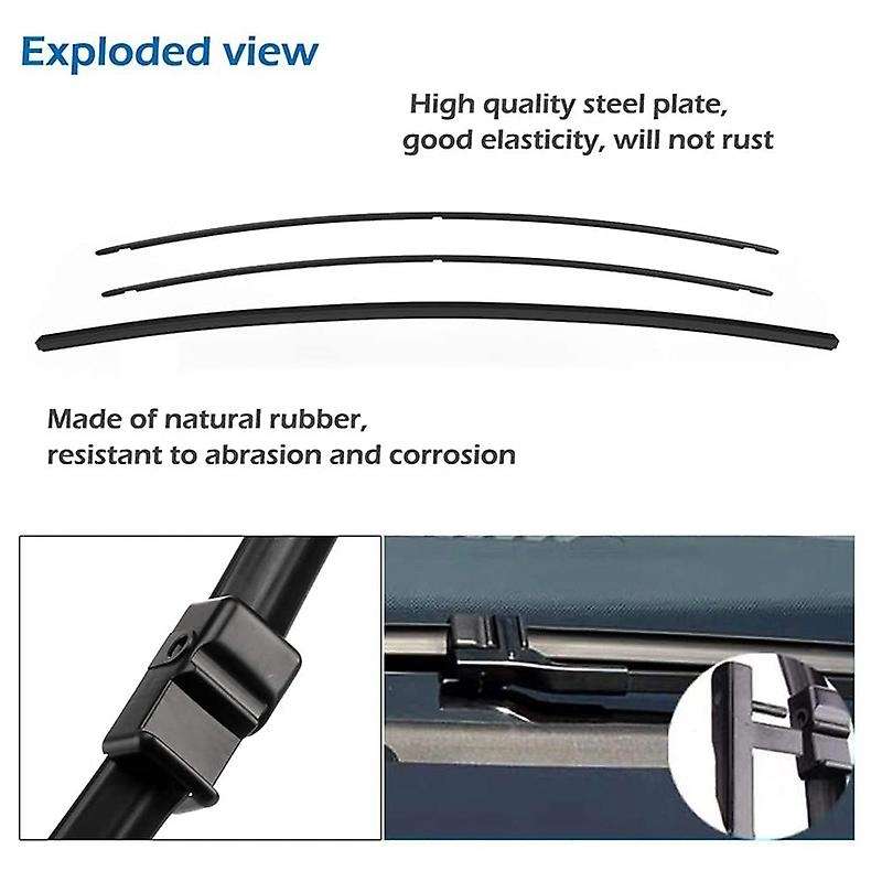 2PCS Car Front Wiper Windshield Wiper Front Window Wiper for 1Z A5 2004-2013