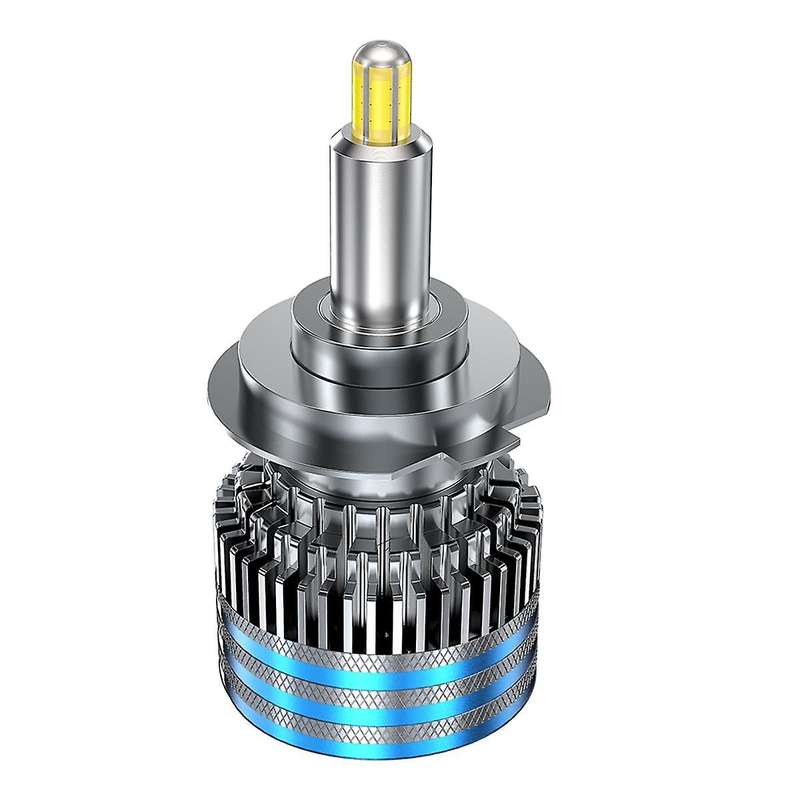 2Pcs Car Headlight Bulbs G20 H7 LED Canbus 18CSP 6 Sides 360 Degree Fog Light Bulbs 18000LM 6000K A