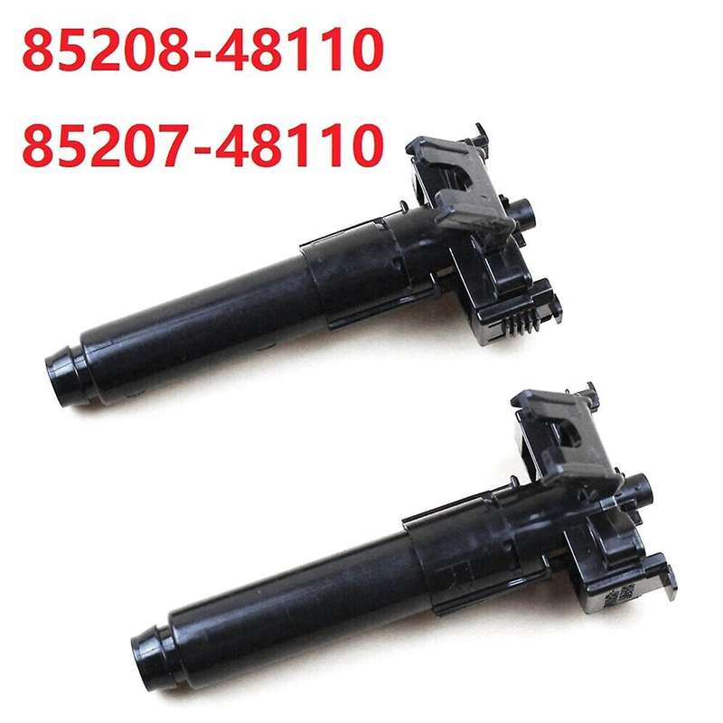 2pcs Car Headlight Washer Nozzle 85208-48110 85207-48110 for Rx350 Rx450h 2016-2018