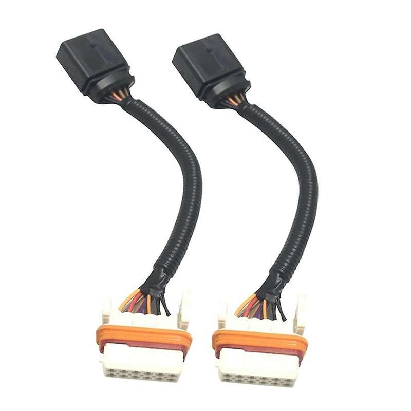 2Pcs Car Headlight Wiring Harness for 2004-2007 Adaptor Wire Harness 7L6-971-071-A 7L6971071A