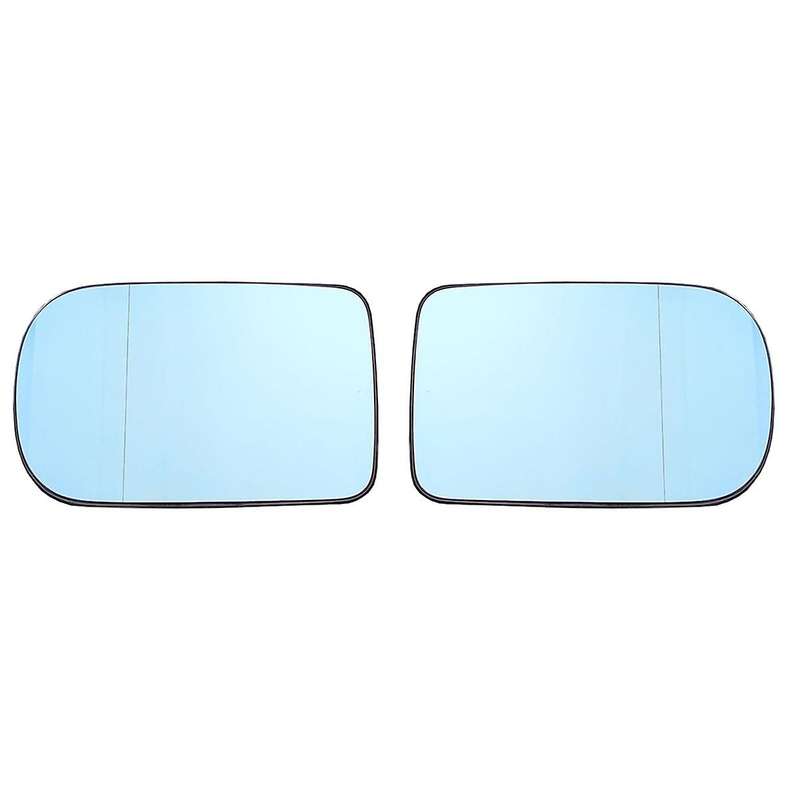 2Pcs Car Heated Rearview Mirror Glass for E39 E38 525I 528I 530I 540I 740I 750I Rearview Mirror Lens