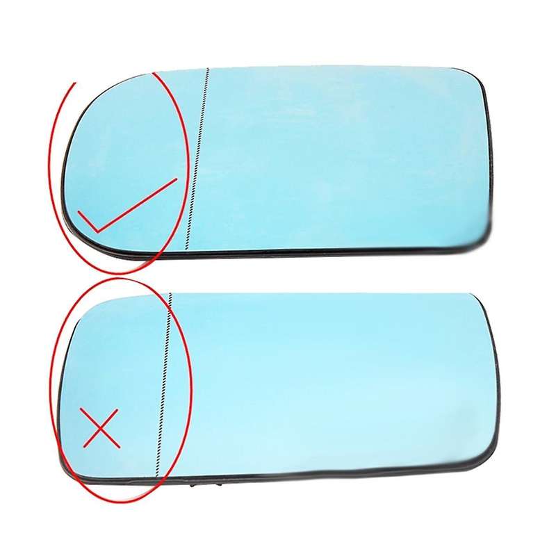 2Pcs Car Heated Rearview Mirror Glass for E39 E38 525I 528I 530I 540I 740I 750I Rearview Mirror Lens