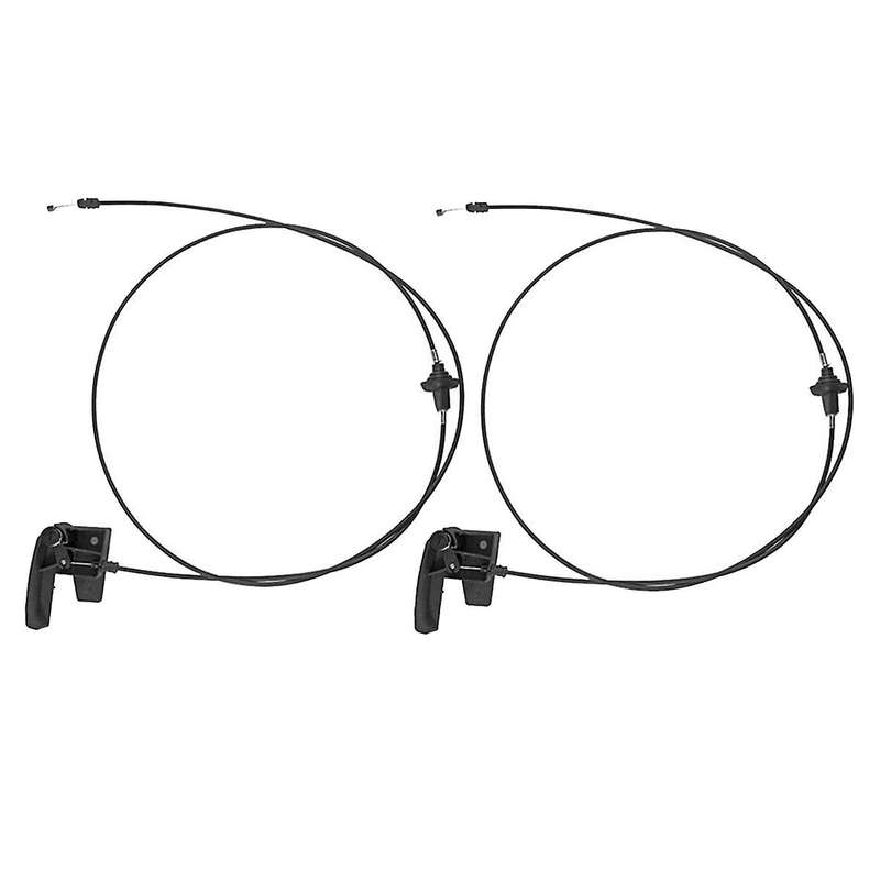 2pcs Car Hood Release Cable with Handle 15142953 for 15741109 912017