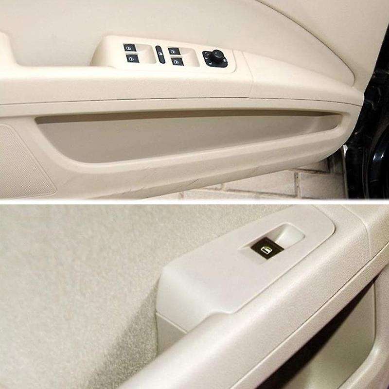 2PCS Car Inner Front Door Handle Window Switch Control Panel Trim for Superb 2008-2013 3T1867157