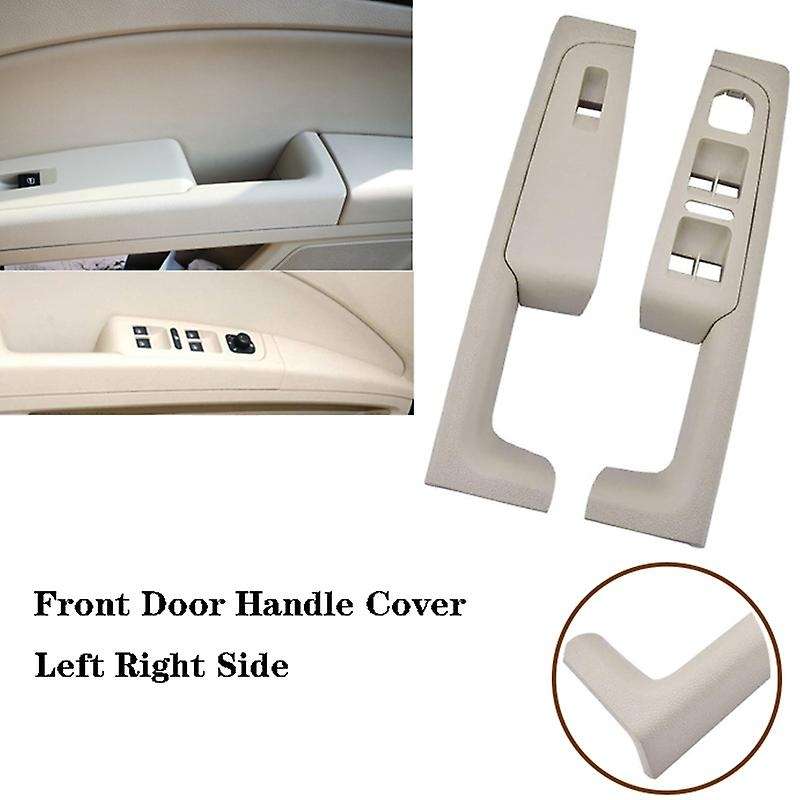 2PCS Car Inner Front Door Handle Window Switch Control Panel Trim for Superb 2008-2013 3T1867157