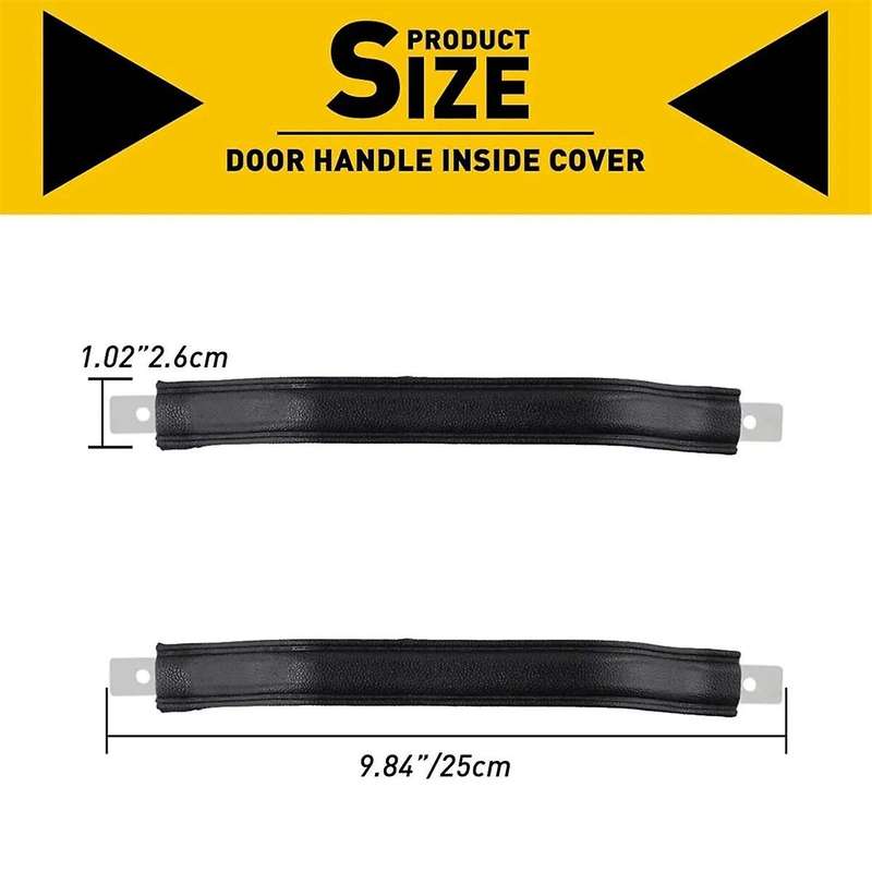 2Pcs Car Interior Door Handle Strap Pull for CJ5 CJ7 CJ8 Wrangler YJ 1987-1995 55009801KS