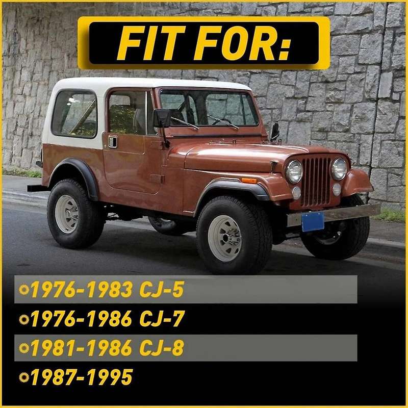 2Pcs Car Interior Door Handle Strap Pull for CJ5 CJ7 CJ8 Wrangler YJ 1987-1995 55009801KS