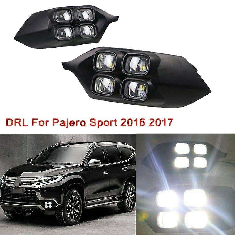 2pcs Car Led Daytime Running Light Drl for Sport Montero 2016-2017