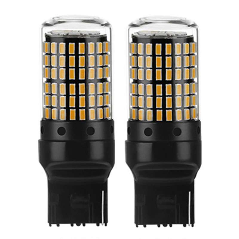 2Pcs Car LED Bulbs 3157 P27-7W T25 LED P27W Canbus Lamp High No Error Free Reverse Light Turn Brake