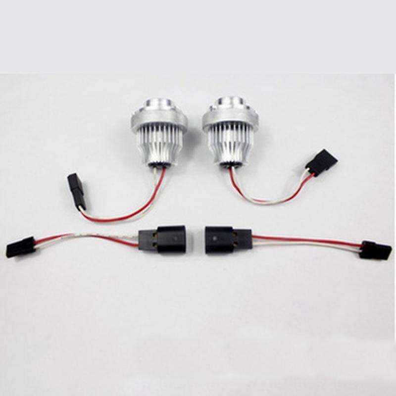 2Pcs Car LED Daytime Running Bulb Angel Eye Headlight Suitable for - E60 E61