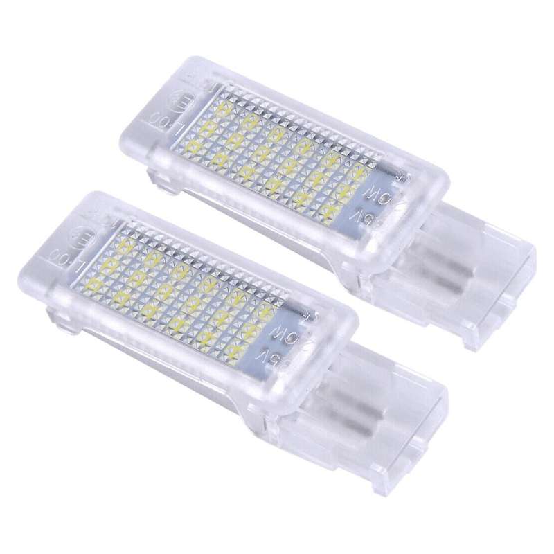 2Pcs Car LED Footwell Light Trunk Lamp for Golf Plus CC Tourage Red LED