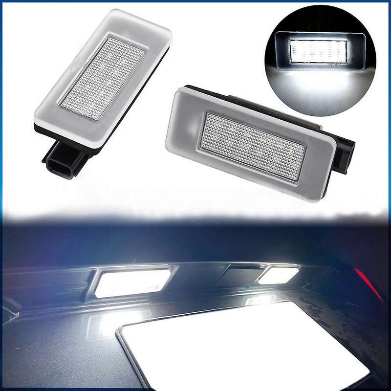 2Pcs Car LED License Plate Light LED License Plate Tag Light Lamp for C27 Altima Duster