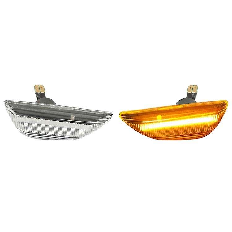 2Pcs Car LED Dynamic Turn Signal Light Flowing Side Marker Blinker for Opel Mokka X for 13-19