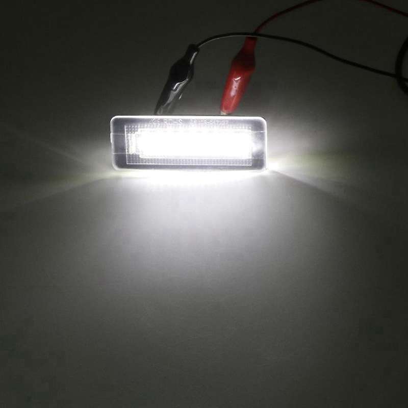 2Pcs Car LED License Plate Tag Lamp for Coupe Convertible 450 451 W450 W453 LED License Plate Light