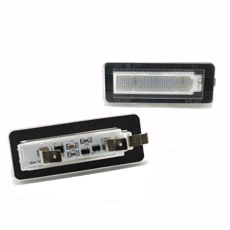 2Pcs Car LED License Plate Tag Lamp for Coupe Convertible 450 451 W450 W453 LED License Plate Light