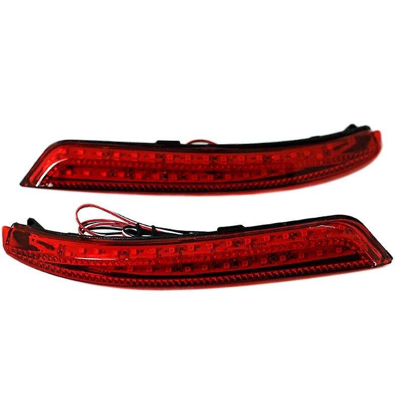 2Pcs Car LED Rear Bumper Reflector Light Brake Stop for Sylphy 2009-2011 Wingroad 2006-2014 Almera 2