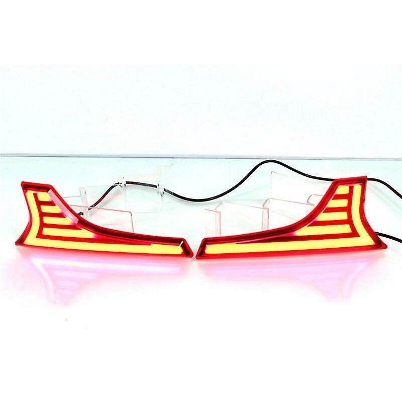 2Pcs Car LED Rear Bumper Reflector Light for Ertiga 2012 2014-2017 Tail Brake Light for SCROSS VITAR