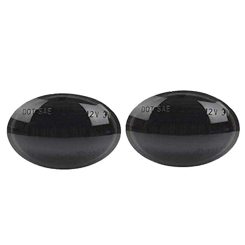 2Pcs Car LED Side Marker Lights Turn Signal Light Side Repeater Lamp Amber for