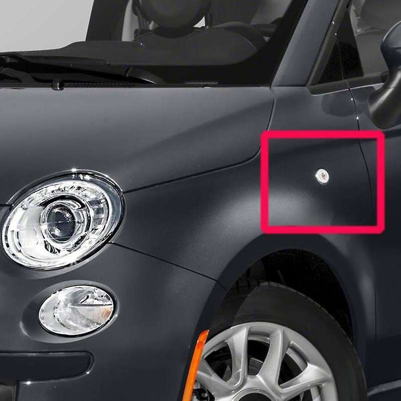 2Pcs Car LED Side Marker Lights Turn Signal Light Side Repeater Lamp Amber for