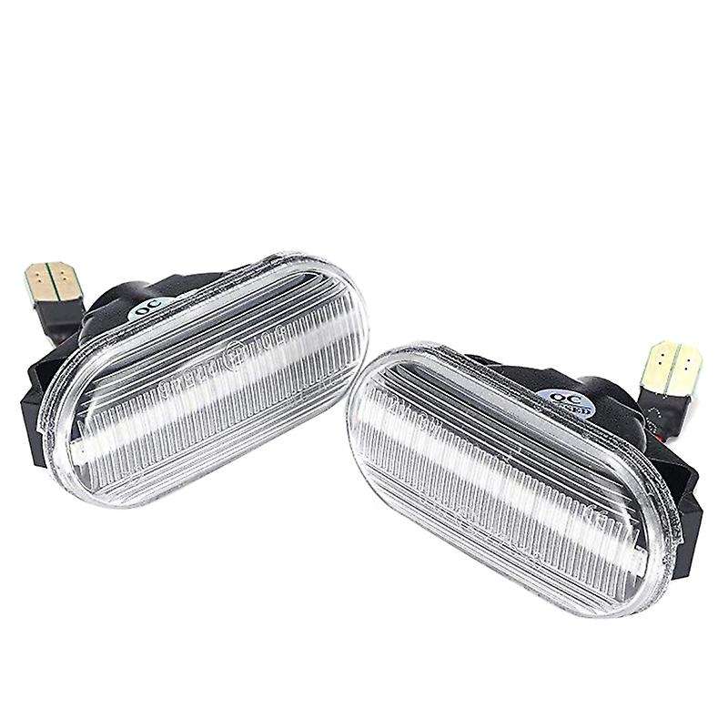 2Pcs Car LED Side Marker Lights Turn Signal Light Repeater Lamp for J10 Micra C