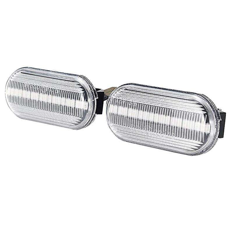 2Pcs Car LED Side Marker Lights Turn Signal Light Repeater Lamp for J10 Micra C