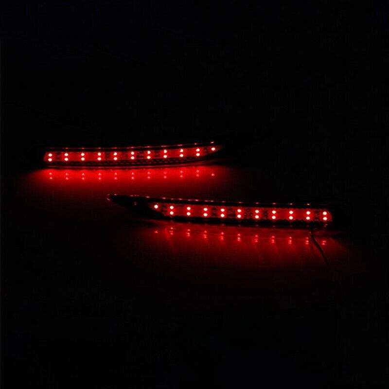 2Pcs Car LED Rear Bumper Lights Assembly for Accord Nine Generation 2014-2015