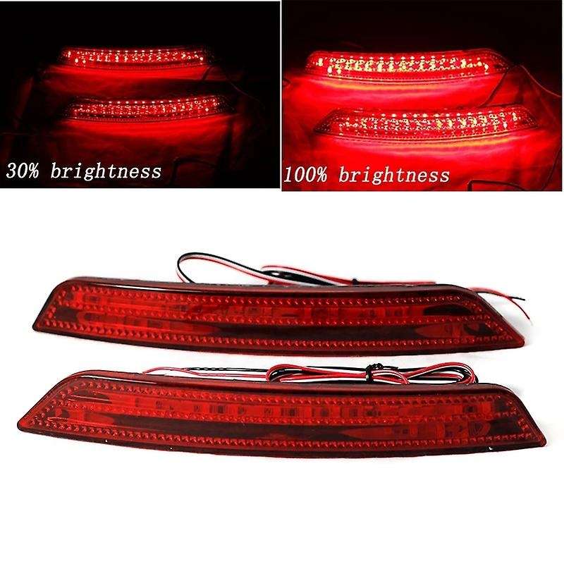 2Pcs Car LED Rear Bumper Reflector Light for Mondeo Sedan 2007-2010 Tail Brake Stop Car Light Fog La