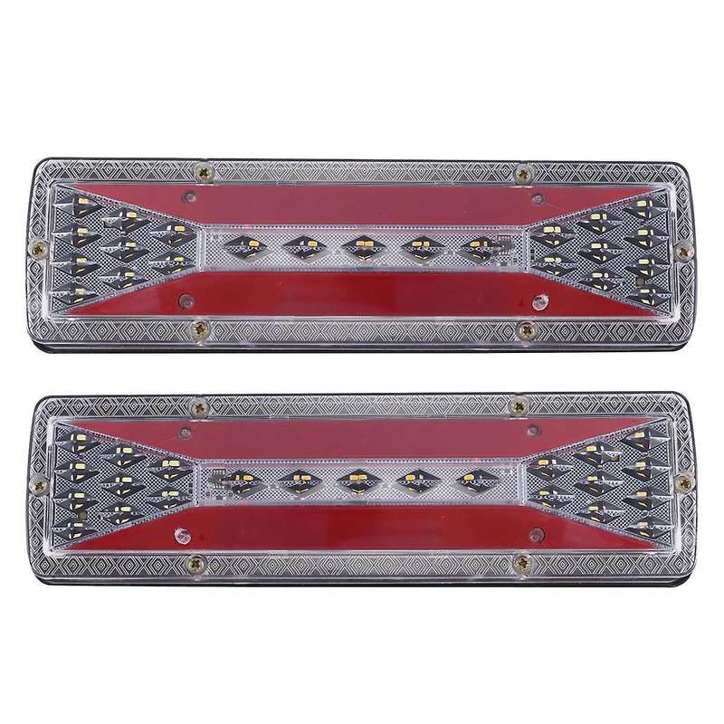 2pcs Car Led Tail Light Rear Fog Light Reverse Light Indicator Light Led Car Lights Auto Supplies