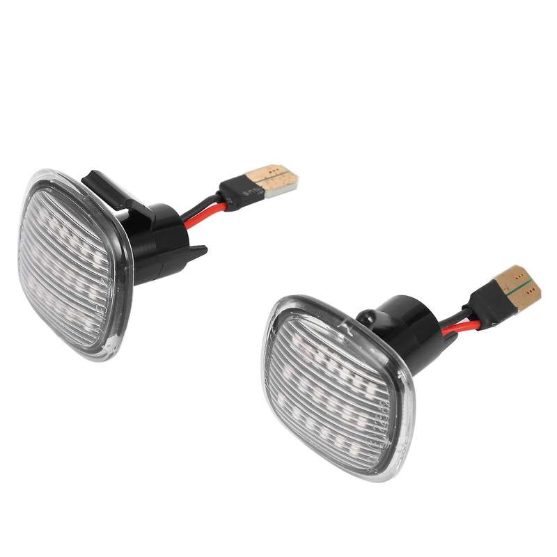 2Pcs Car LED Side Repeater Indicator Light Side Marker Signal Lamp Light for A3 A4 A8 for Fabia SEAT