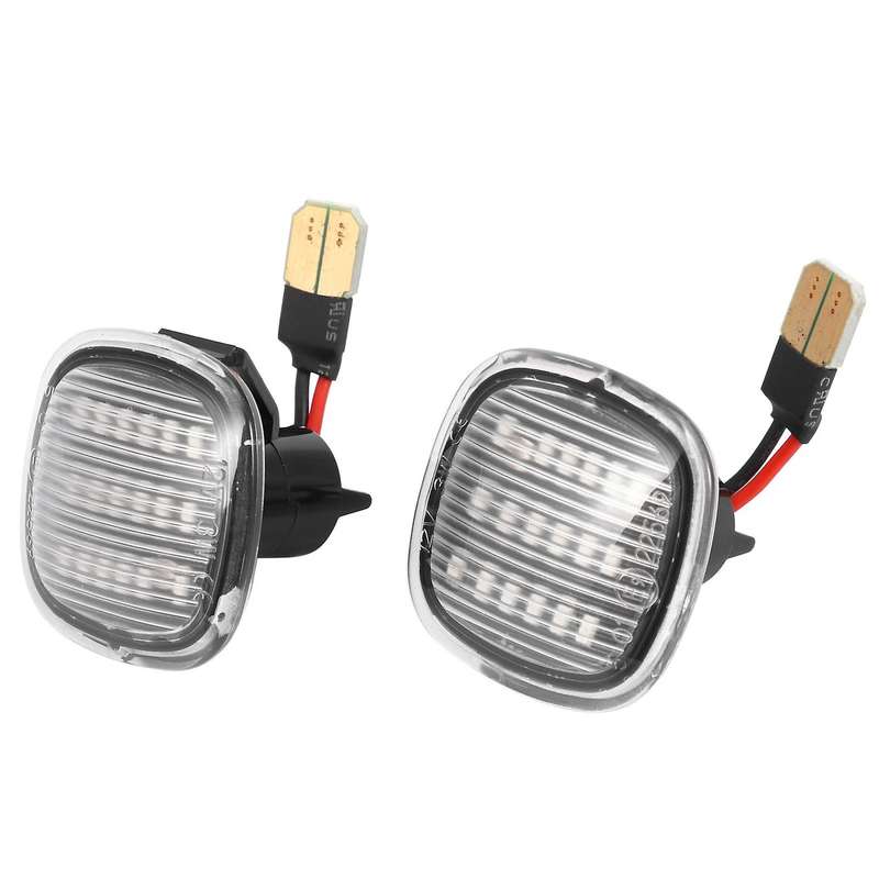 2Pcs Car LED Side Repeater Indicator Light Side Marker Signal Lamp Light for A3 A4 A8 for Fabia SEAT