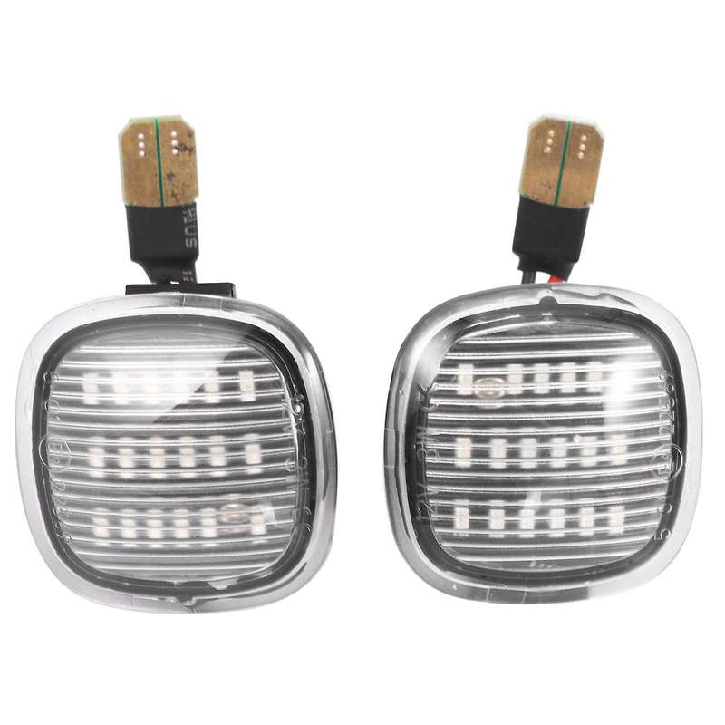 2Pcs Car LED Side Repeater Indicator Light Side Marker Signal Lamp Light for A3 A4 A8 for Fabia SEAT
