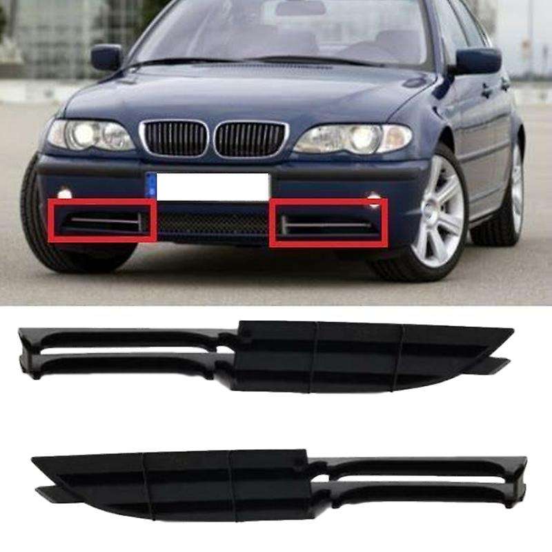 2Pcs Car LH & RH Bumper Grille for E46 330I 320I 325I 325Xi 2002-2005 51117032614 51117032613