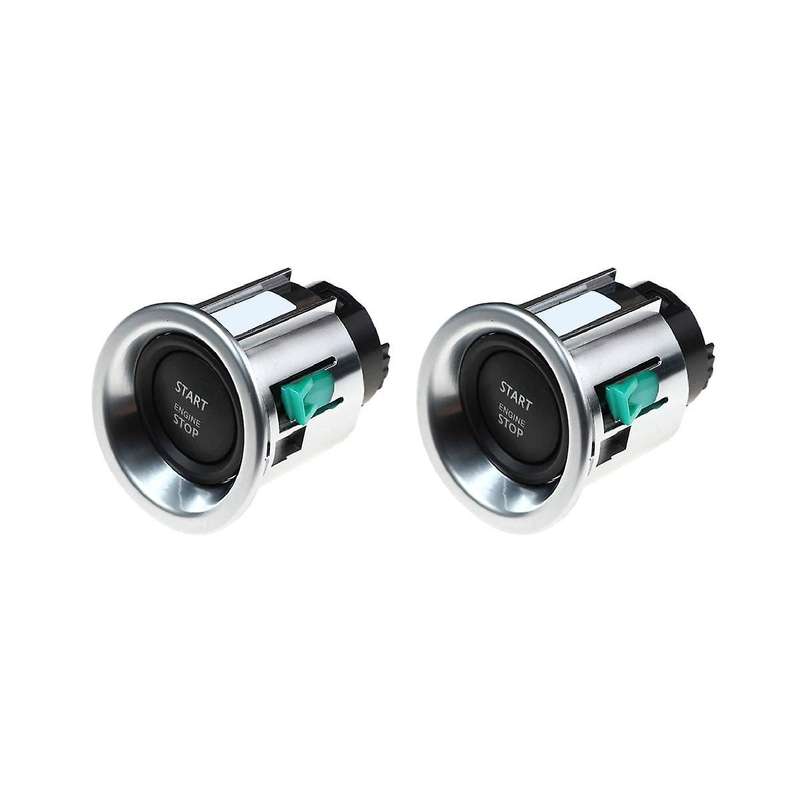 2Pcs Car LR050802 LR011897 for Land L322 2010-2012 Engine Start Stop Switch Keyless Ignition Button