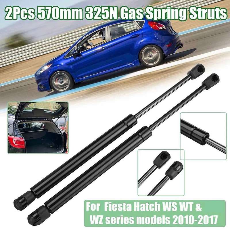 2Pcs Car Lift Spring for Fiesta Hatchback WS WZ Series Models 2010-2017 570mm 325N