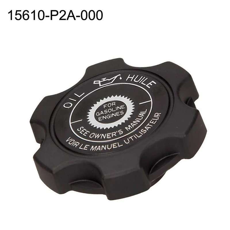 2Pcs Car Oil Filler Cap Engine Oil Cap 15610-P2A-000 for Accord Plastic CRX
